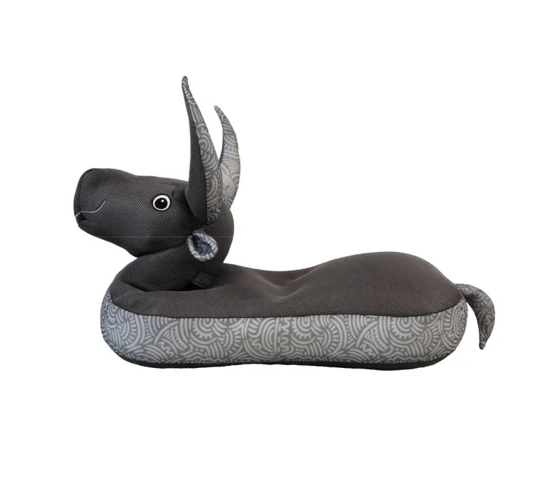Westmann Sitzsack Stier grau Polyester-Mischgewebe B/H/L: ca. 89x64x34 cm