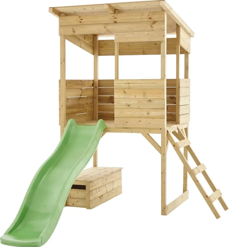 Westmann Spielhaus Wildnis natur B/H/L: ca. 126x205x114 cm