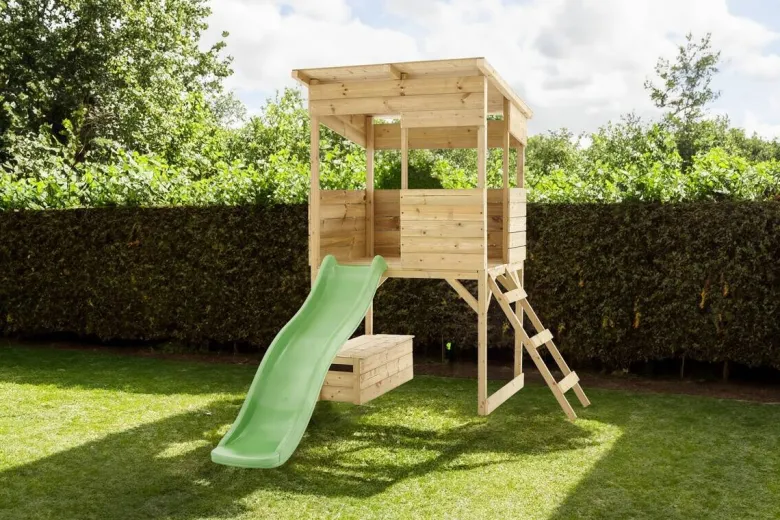 Westmann Spielhaus Wildnis natur B/H/L: ca. 126x205x114 cm