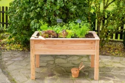 Westmann Stelzenhochbeet natur Lärche H/T/L: ca. 75x65x120 cm