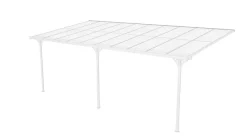 Westmann Terrassenüberdachung Bruce weiß Aluminium B/H/L: ca. 617x270x300 cm
