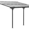 Westmann Terrassenüberdachung Bruce grau Aluminium B/H/T: ca. 434x269x300 cm