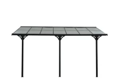Westmann Terrassenüberdachung Bruce grau Aluminium B/H/T: ca. 434x269x300 cm