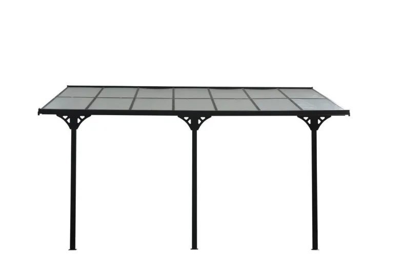 Westmann Terrassenüberdachung Bruce grau Aluminium B/H/T: ca. 434x269x300 cm