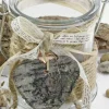 Windlicht natur Glas