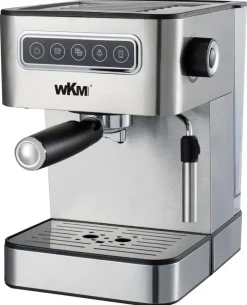 WKM Espressomaschine ESP-850 stahlfarbig Edelstahl B/H/T: ca. 20x29,7x28,3 cm