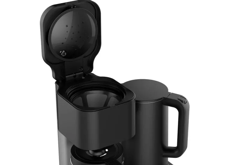 WKM 2 in 1 Kaffeemaschine und Wasserkocher KWK-1600 schwarz Kunststoff Glas