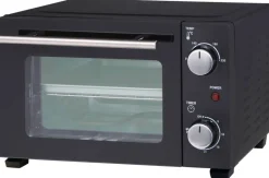 WKM Mini-Backofen PO-800.10W schwarz Metall B/H/T: ca. 37x30x23 cm ca. 10 l