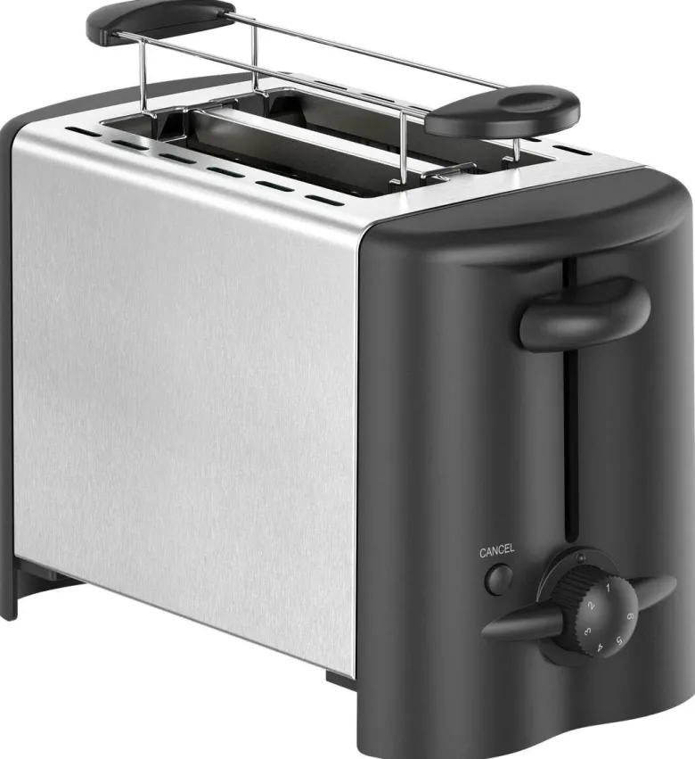 WKM Toastautomat TO-800.2 silber schwarz Edelstahl Kunststoff B/H/T: ca. 12x16x25 cm