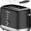 WKM Toaster Classic Line TO-1850.1C schwarz silber