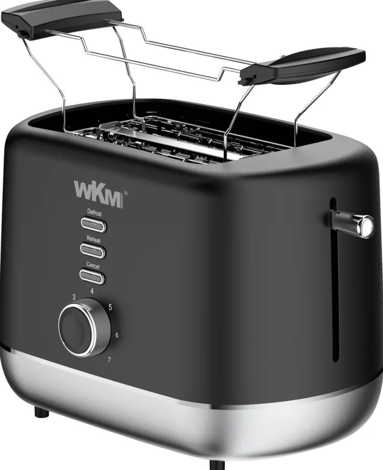 WKM Toaster Classic Line TO-1850.1C schwarz silber