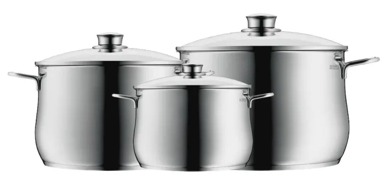 WMF Topfset Diadem Plus silber Edelstahl 3 tlg.