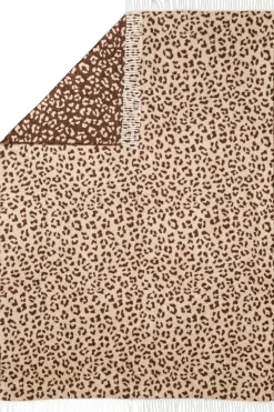 Wohndecke beige Baumwolle B/L: ca. 150x200 cm