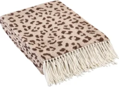 Wohndecke beige Baumwolle B/L: ca. 150x200 cm