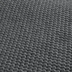 Wohndecke Flanell anthrazit Polyester B/L: ca. 220x240 cm