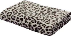 Wohndecke Flanell braun Polyester B/L: ca. 150x200 cm