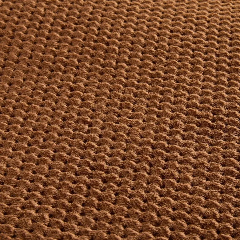 Wohndecke Flanell braun Polyester B/L: ca. 220x240 cm