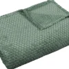 Wohndecke Flanell mint Polyester B/L: ca. 140x200 cm