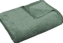 Wohndecke Flanell mint Polyester B/L: ca. 140x200 cm