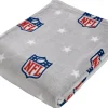 Wohndecke NFL grau Polyester B/L: ca. 130x160 cm