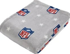 Wohndecke NFL grau Polyester B/L: ca. 130x160 cm