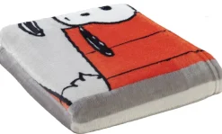 Wohndecke Peanuts grau Polyester B/L: ca. 125x150 cm