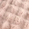 Wohndecke rosa Polyester B/L: ca. 140x200 cm