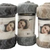 Wohndecke sortiert Polyester B/L: ca. 180x200 cm