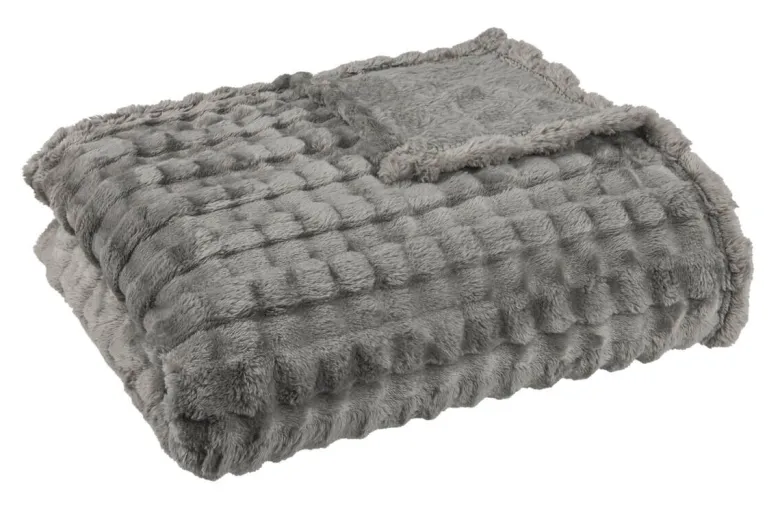 Wohndecke stone Polyester B/L: ca. 160x220 cm