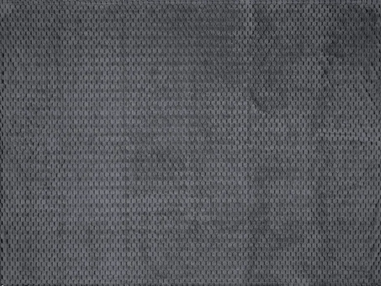 Wohndecke Wabe anthrazit Polyester B/L: ca. 150x200 cm