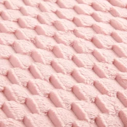 Wohndecke Wabe rosa Polyester B/L: ca. 150x200 cm