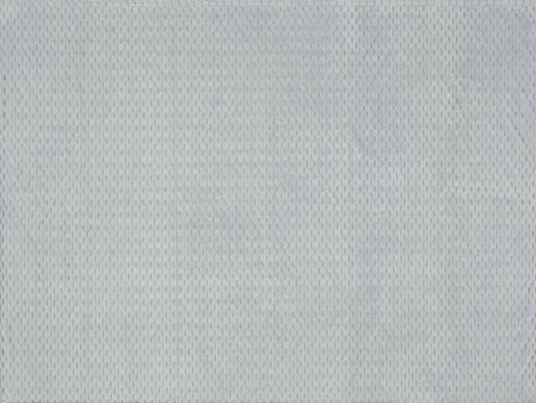 Wohndecke Wabe silber Polyester B/L: ca. 150x200 cm