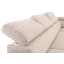 Wohnlandschaft beige Webstoff B/H/T: ca. 326x94x216 cm