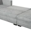 Wohnlandschaft grau Microfaser B/H/T: ca. 312x90x169 cm