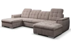 Wohnlandschaft Nadja stone Microfaser B/H/T: ca. 330x105x174 cm