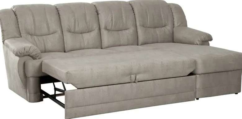 Wohnlandschaft Orion hellgrau B/H/T: ca. 257x46x159 cm