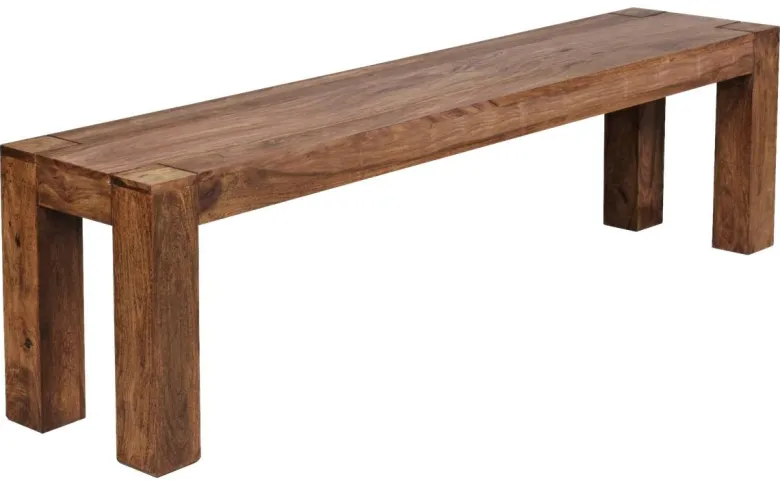 Wohnling Sitzbank natur Echtholz B/H/T: ca. 160x45x35 cm