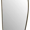Wohnling Wandspiegel gold Metall B/H/T: ca. 33x90x2,5 cm