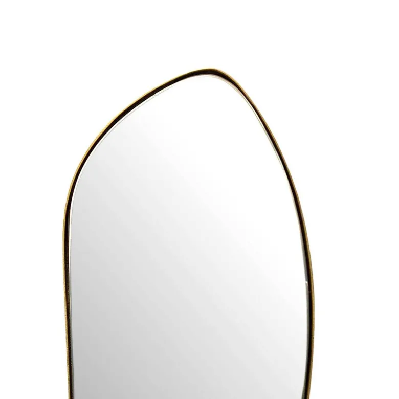 Wohnling Wandspiegel gold Metall B/H/T: ca. 33x90x2,5 cm