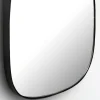 Wohnling Wandspiegel schwarz Metall B/H/T: ca. 53x60x2,5 cm