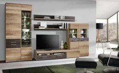 Wohnwand Eiche Antik Nachbildung Touchwood Nachbildung B/H/T: ca. 320x207x52 cm