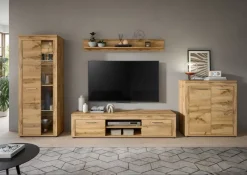 Wohnwand Jam Eiche Wotan Nachbildung B/H/T: ca. 330x159x35 cm