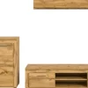 Wohnwand Jam Eiche Wotan Nachbildung B/H/T: ca. 255x159x35 cm