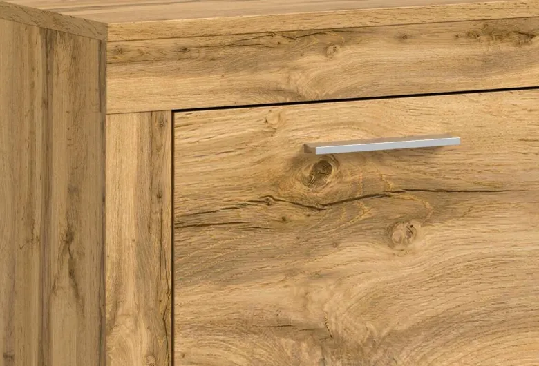 Wohnwand Jam Eiche Wotan Nachbildung B/H/T: ca. 255x159x35 cm