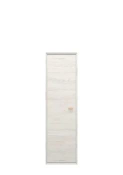 Wohnwand-Set Calvi weiß Pinie Nachbildung Eiche Navarra Nachbildung B/H/T: ca. 279x200x45 cm