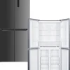 Wolkenstein Multi-Door WCD362NFDDIX Edelstahloptik B/H/T: ca. 79x180x62 cm