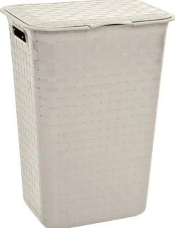 Wäschebox creme B/H/L: ca. 33,5x58x43 cm