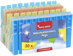 Wäscheklammern sortiert