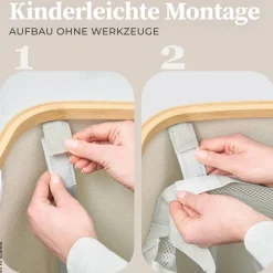 Wäschekorb beige Kunststoff B/H/L: ca. 36,5x67x61 cm