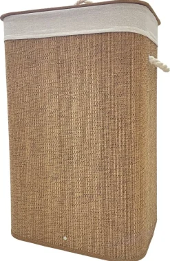 Wäschekorb braun Bambus B/H/T: ca. 40x60x30 cm